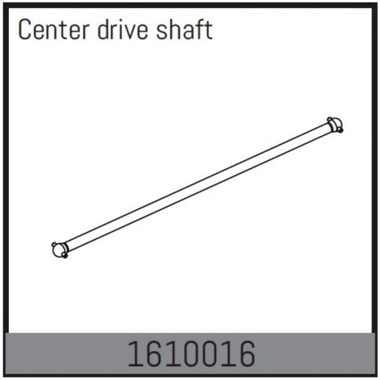 Center drive shaft