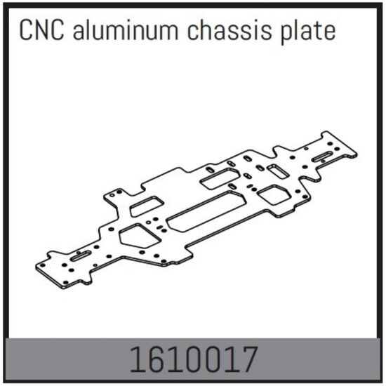 CNC aluminum chassis plate