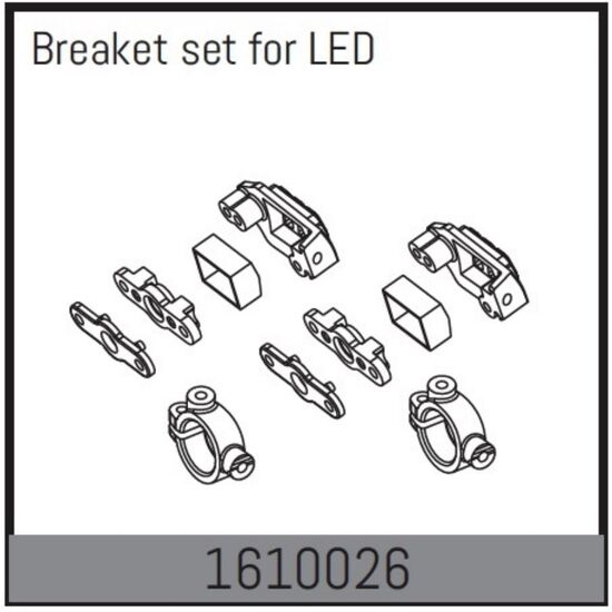 LED bracket set