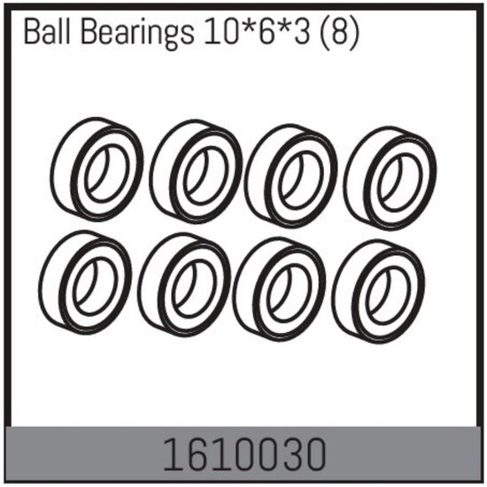 Ball Bearings 10*6*3 (8)