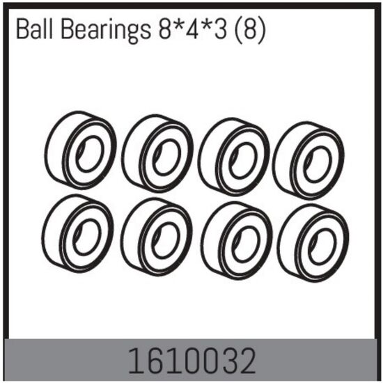 Ball Bearings 8*4*3 (8)