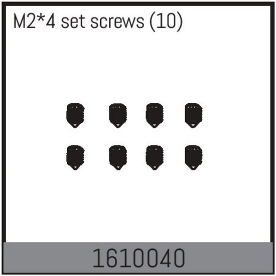 M2*4 set screws (10)