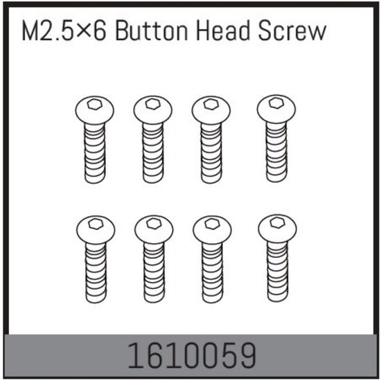 M2.5×6 Button Head Screw