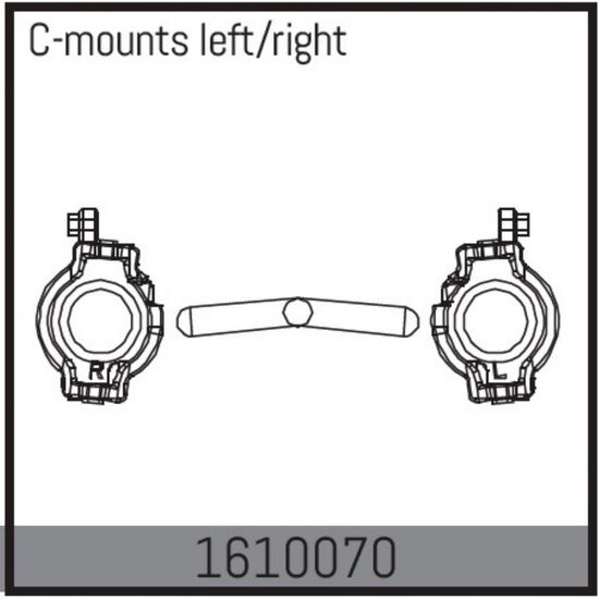 C-mounts left/right