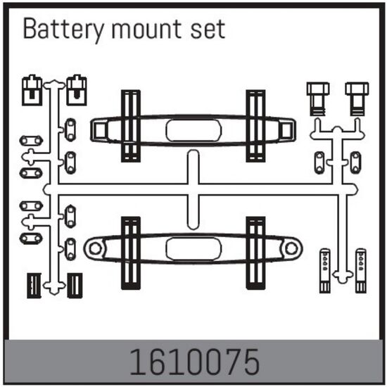 Battery mount set