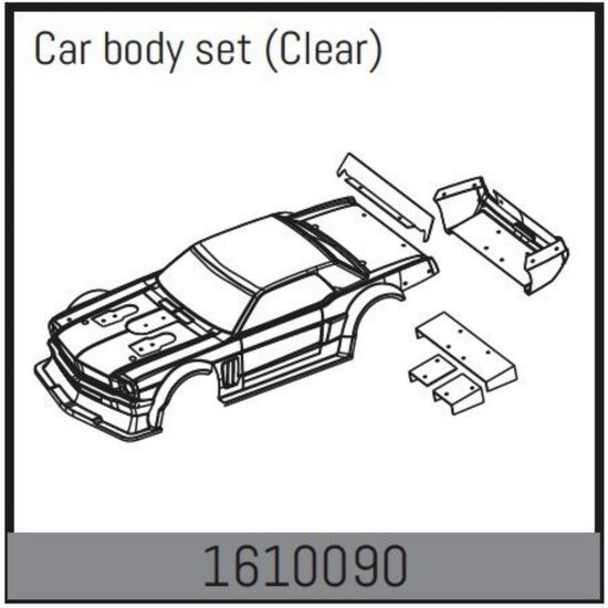 Clear Carrosserie set (clear)