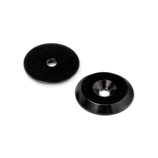 Aluminium Wing Mount Washer (Black/2pcs)