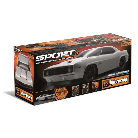 RS4 Sport 3 1969 Chevrolet Camaro Z28 Custom RTR (prête à rouler avec radio, batterie et chargeur), 2 image