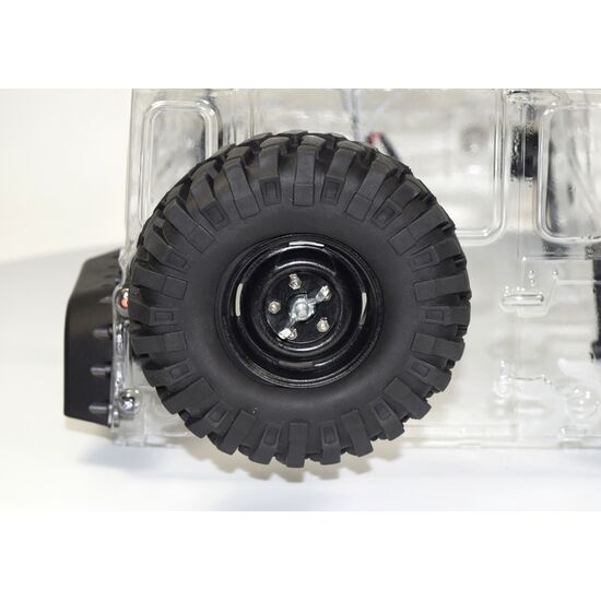 Spare 96mm crawler tires with cover + metal stent set, 4 image