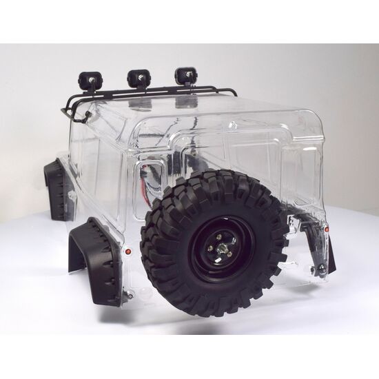 Spare 96mm crawler tires with cover + metal stent set, 5 image