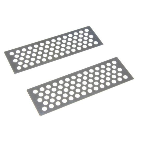 Feuilles de sable métalliques argent (2)