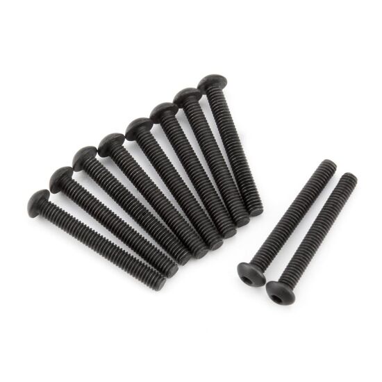 BUTTON HEAD SCREW M2.5X20MM (HEX SOCKET/10PCS)