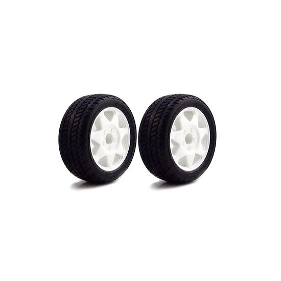 M48S FRONT WHEEL / TYRE PAIR MOUNTED