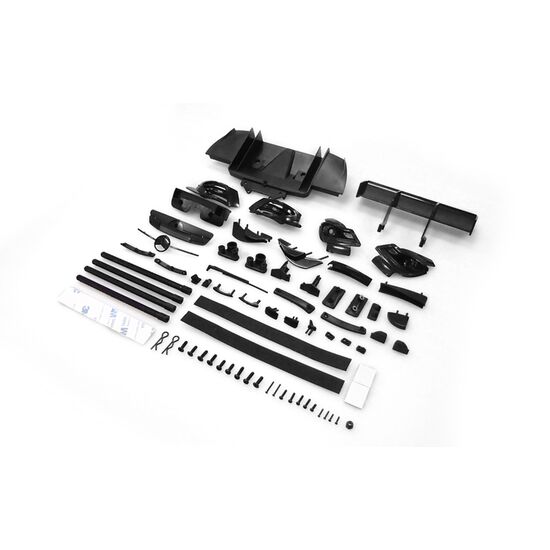 GT10RS MERCEDES-AMG C-COUPE DTM 2014 CAR BODY PLASTIC PARTS + REAR BUMPER SET