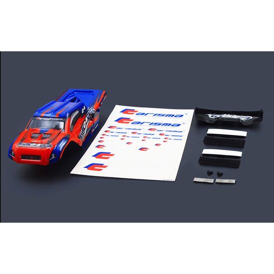 GT24TR CAR BODY PAINTED AND DECORATED BODY (RED/BLUE)