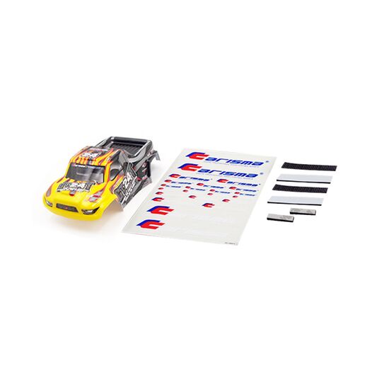 GT24T CAR BODY PAINTED AND DECORATED BODY (YELLOW/BLACK)