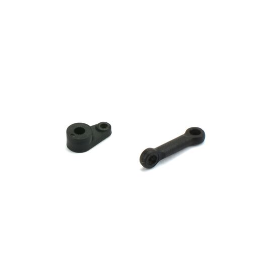 MSA-1E SERVO HORN & STEERING LINK SET