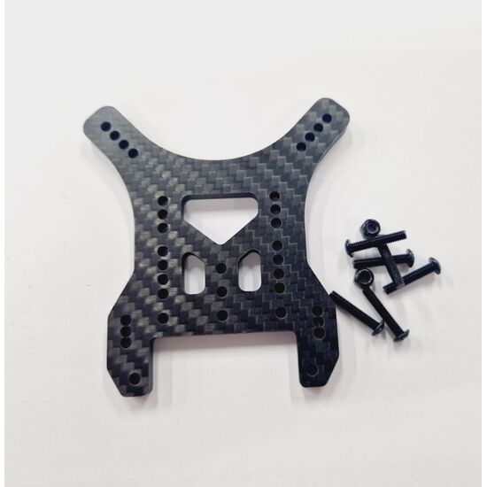 Support d'amortisseur arriere haut en carbone pour HB World Spec (amortisseurs Truggy)