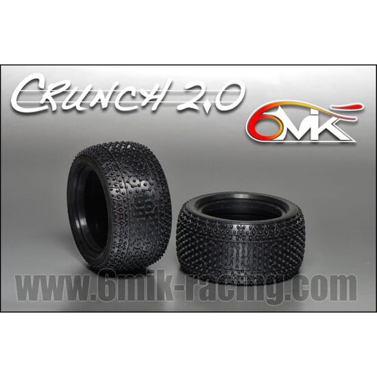 CRUNCH 2.0 Rear Tyres in Blue compound + foam inserts (pair)