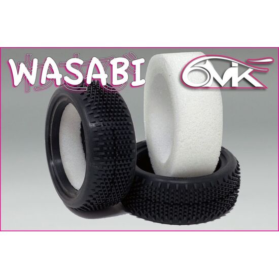 WASABI Front Tyres in Green compound + Ultra inserts (pair)