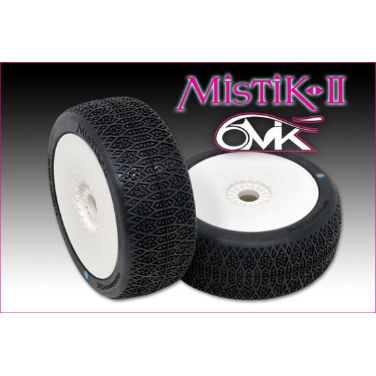 Pneus MISTIK-2 Blue sur ULTRA blanches (paire collée)