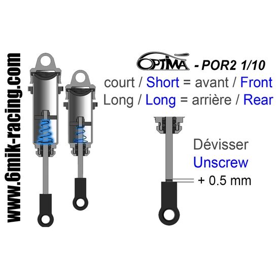 Internal Shock Spring 1:10 (4pcs), 2 image