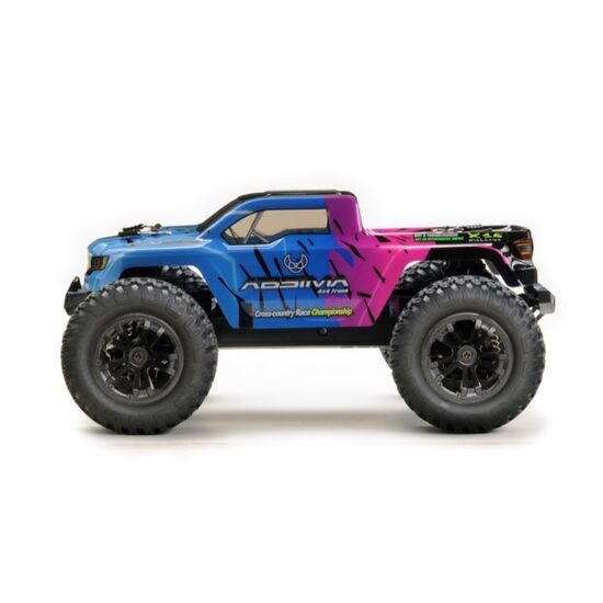 Monster Truck 1:16 MINI AMT rose/bleu 4WD RTR, 3 image