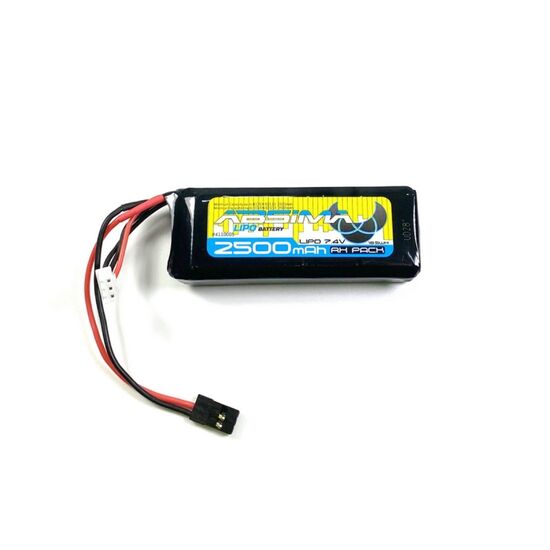 Accus de réception RX Lipo 2S 7,4V. 2500 SC (UNI-Plug)