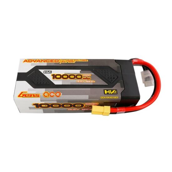 Gens ace Advanced 10000mAh 15.2V 100C 4S2P HardCase 61#Lipo Battery Pack with EC5