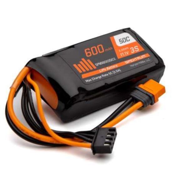 ACCU Li-Po 3S 11.1V 600mAh 50C IC2