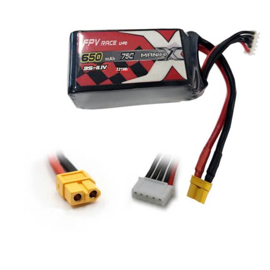 ManiaX 75C FPV eXtreme 3S-11.1V 650mAH 75CXT30