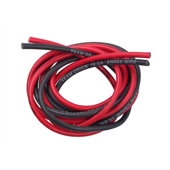 Silicone Wire 14AWG black/red