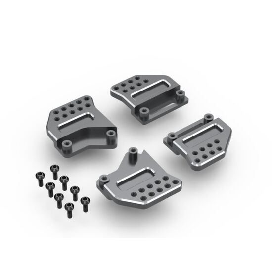 Jeu de support d’amortisseurs en aluminium (gunmetal)