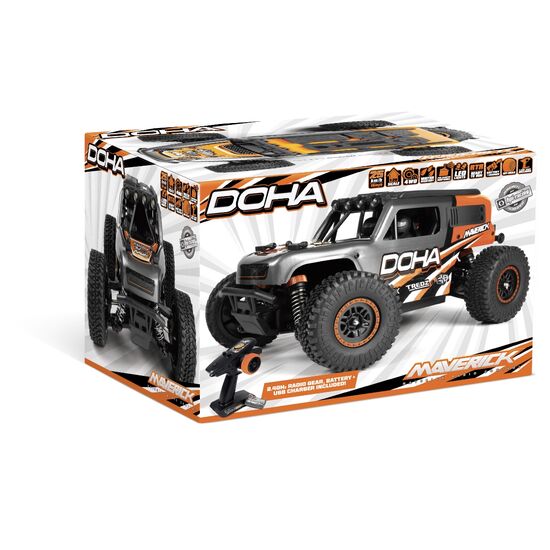 Maverick Doha 1/20 4WD Elektro Truck - Orange (Ready to run), 8 image