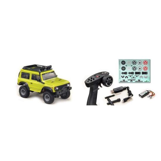 1:24 Micro Crawler Jimny Yellow RTR, 2 image