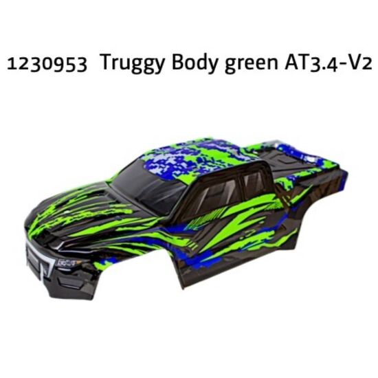 Carrosserie Truggy vert AT3.4-V2
