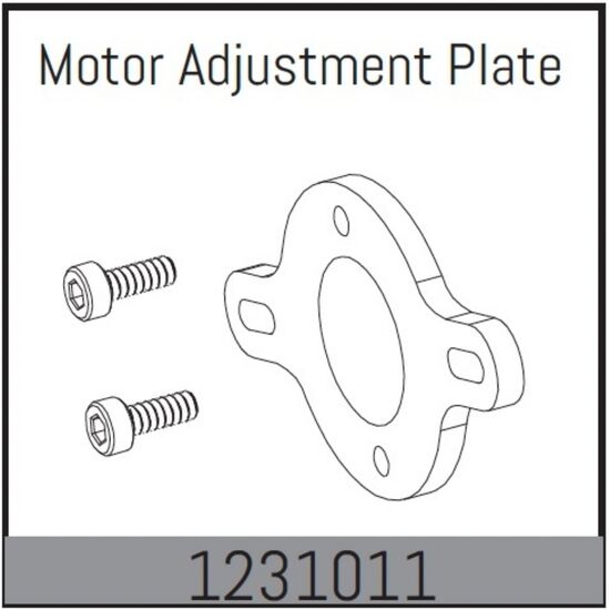 Motorjustierplatte - CR3.4eco
