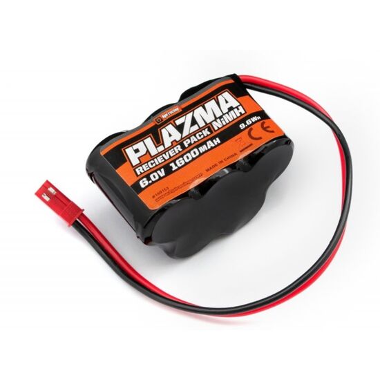 Plazma 6.0V 1600mAh NiMH Receiver Battery Pack