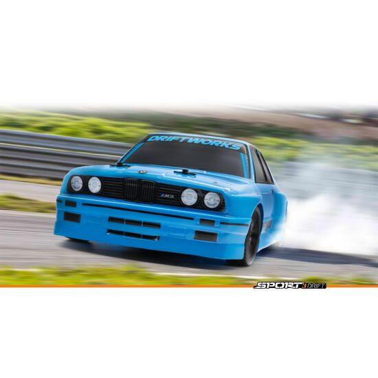 RS4 Sport 3 Drift BMW M3 E30 DriftWorks RTR (prête à rouler avec radio, batterie et chargeur), 5 image
