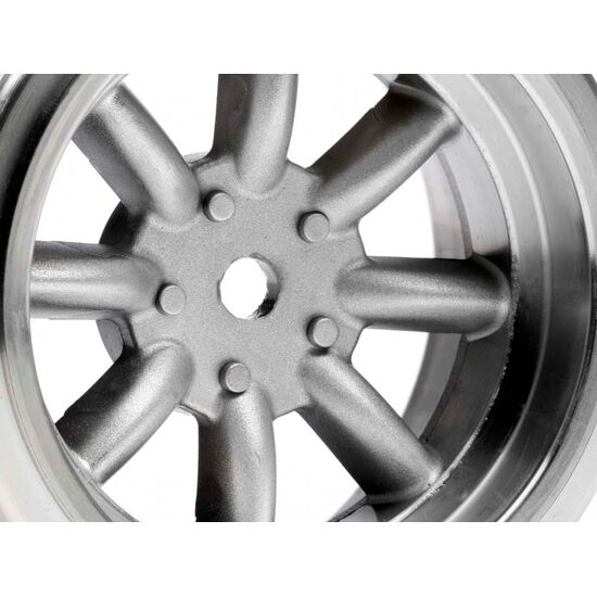 FELGEN VINTAGE 8 SPOKE 31mm - MAT CHROME - 6mm OFFSET, 4 image