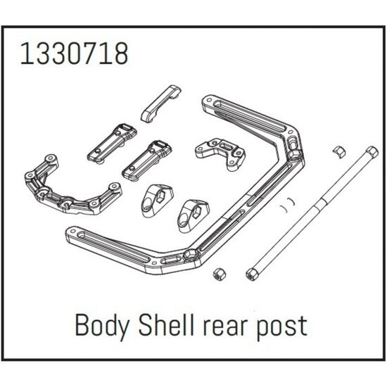 Rear Body Shell Mounting Set - BronX
