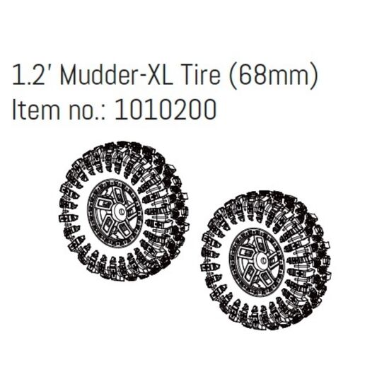 1.2 Wheel Set Mudder-XL 68mm (4)
