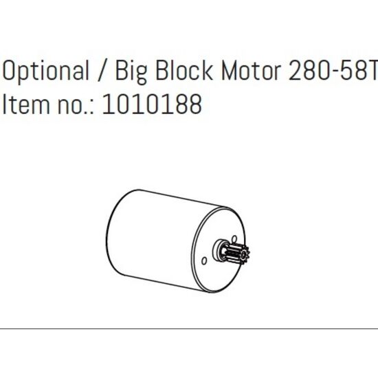 Opt. Big Block Motor 280-58T