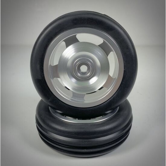 1:10 Aluminium Buggy Wheel Set 2WD front free-wheeling (2)