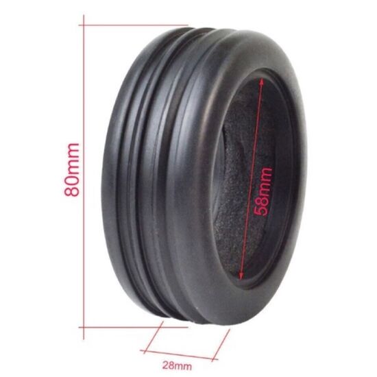 1:10 Aluminium Buggy Wheel Set 2WD front free-wheeling (2), 4 image