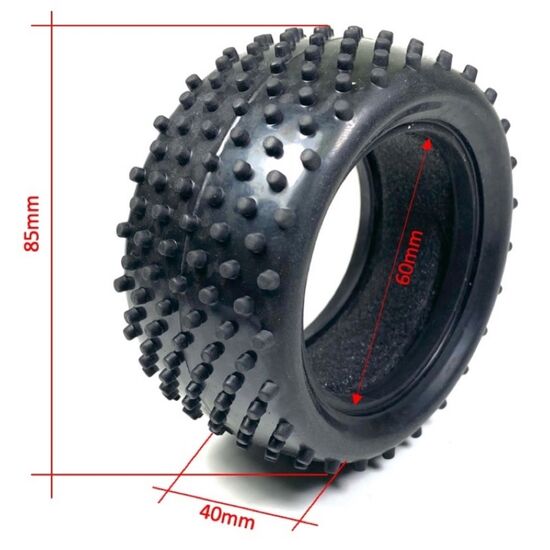 1:10 Aluminium Buggy Wheel Set 4WD rar 12mm Hex (2), 4 image