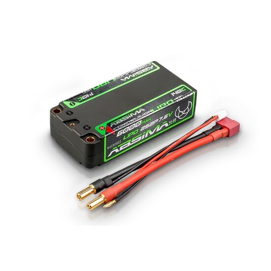Competition Shorty LiPo HV 140C/2S2P HC 6000mAh 5mm