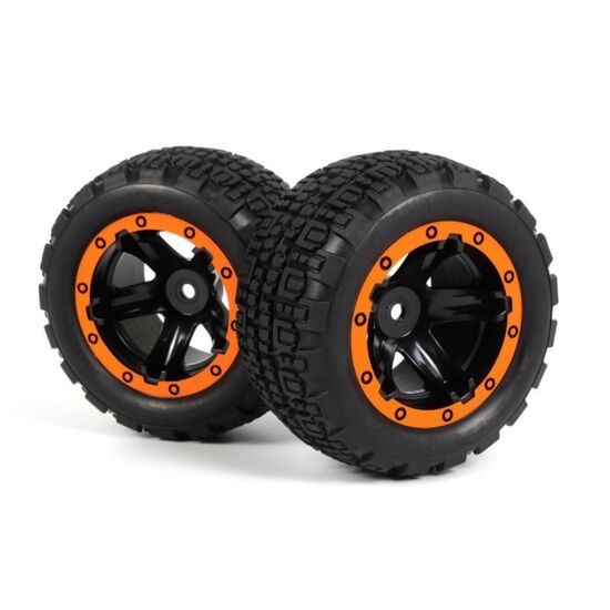 Slyder ST Wheels/Tires Assembled (Black/Orange)