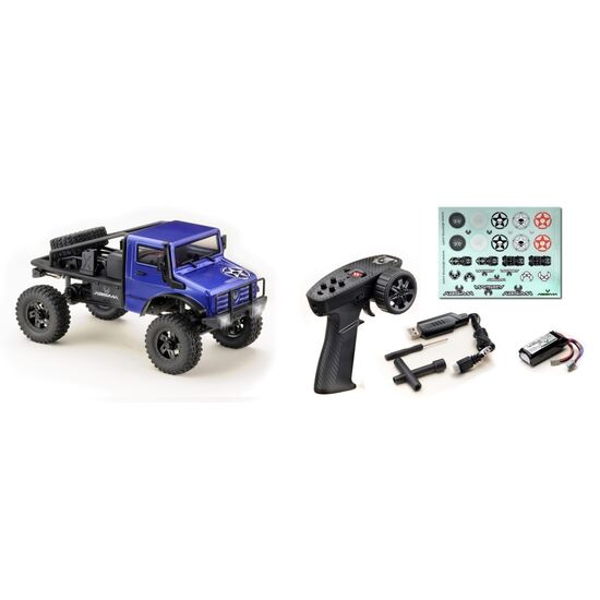 1:18 EVO Crawler Trail Hunter V2 2-gear blau RTR