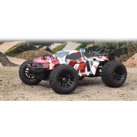 Quantum2 XT Flux 1:10 Stadium Truck brushless - Rouge (Avec radio, batterie non-incluse), 7 image
